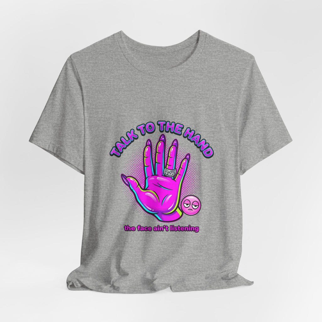 Talk To The Hand graphic tee | Y2K aesthetic, retro internet shirt