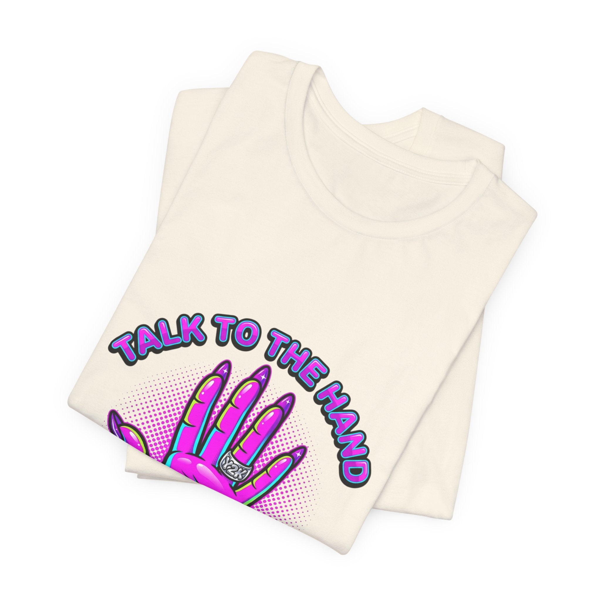 Talk To The Hand graphic tee | Y2K aesthetic, retro internet shirt
