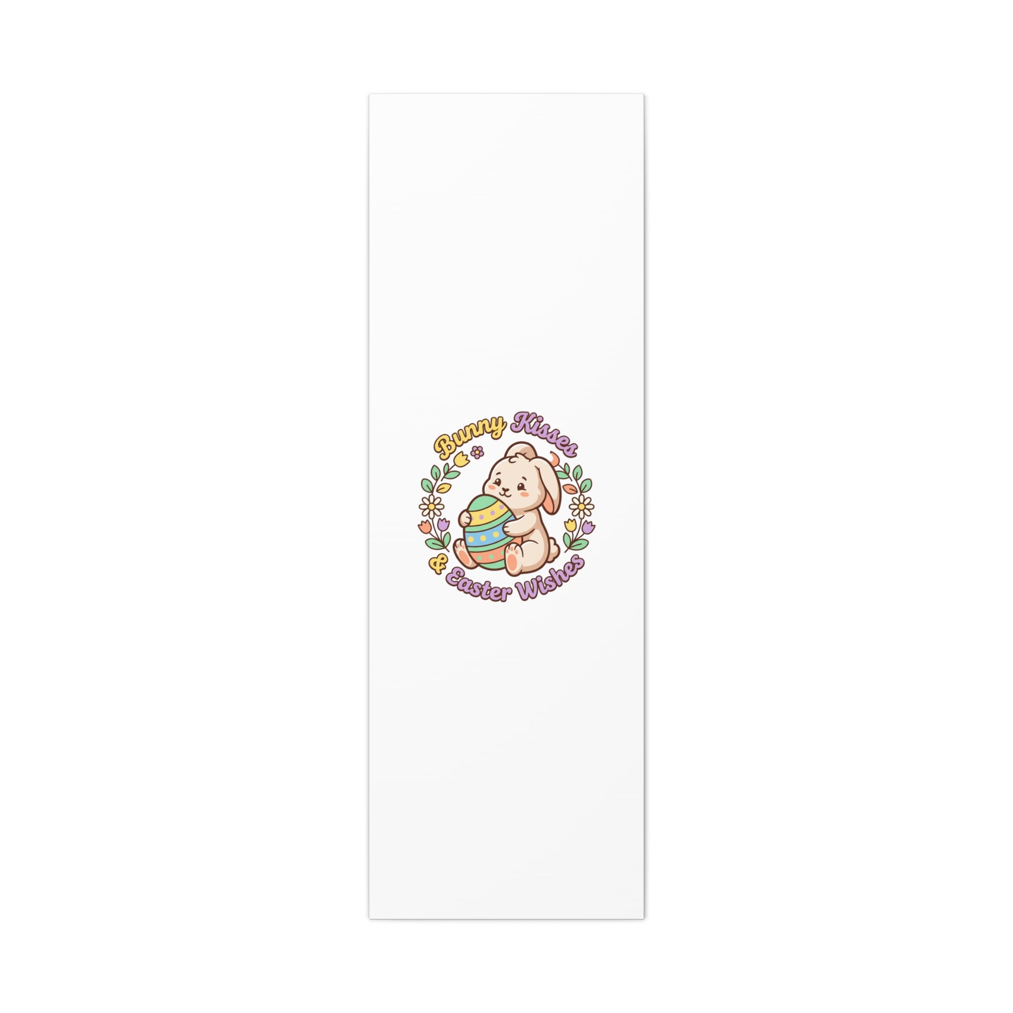 Bunny Kisses Easter Wishes Canvas | Easter Bunny Aesthetic, Pastel Spring