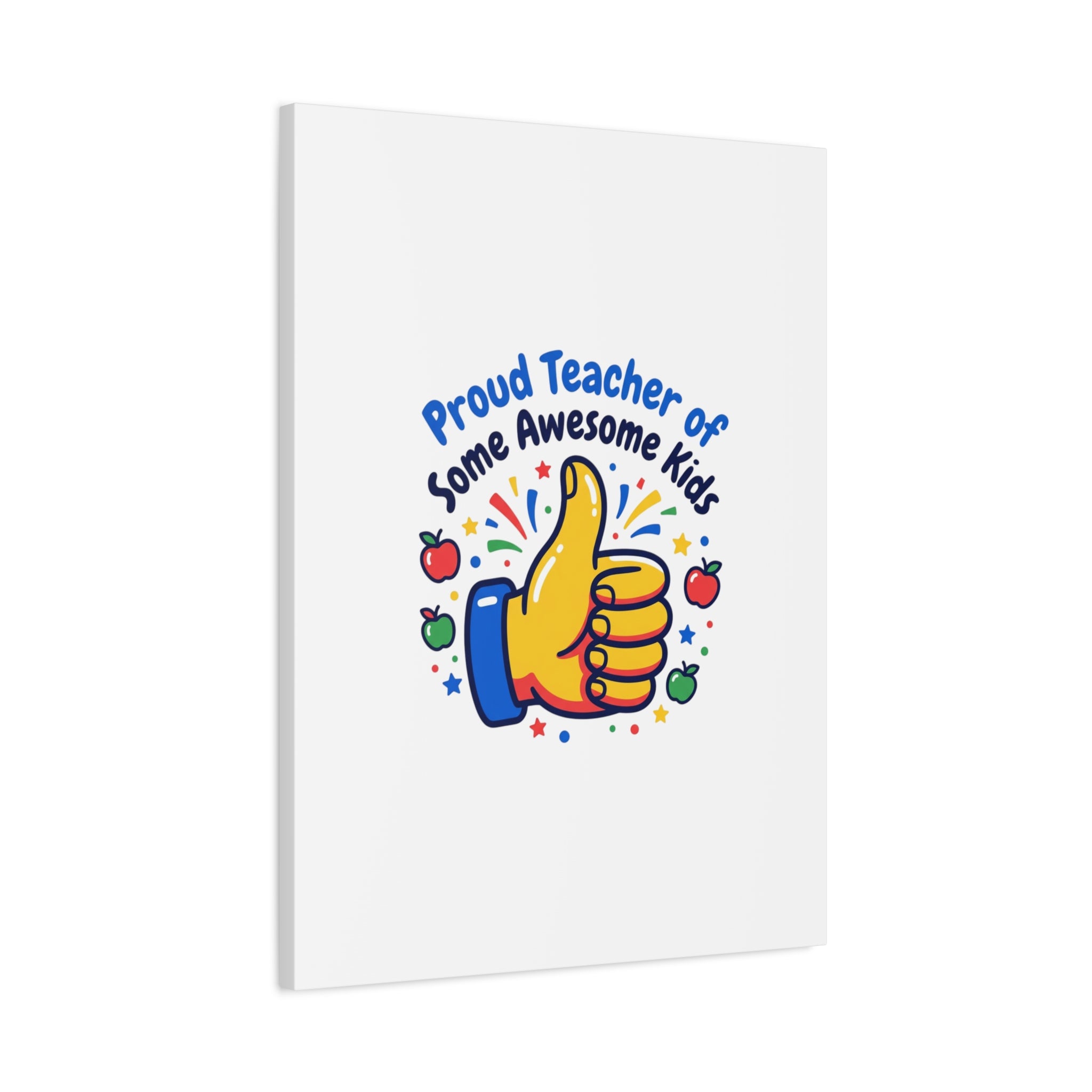 Proud Teacher of Some Awesome Kids Canvas, Teacher Appreciation Gifts | Teacher Life