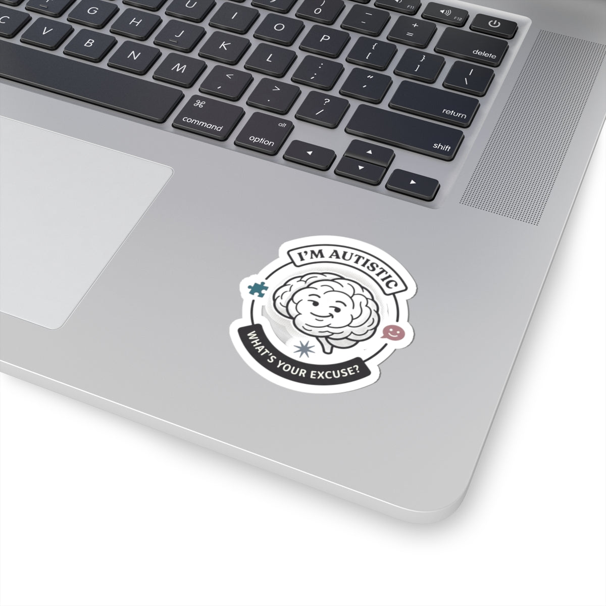 I'm Autistic sticker, Kiss-Cut Sticker | autistic pride, neurodiversity acceptance